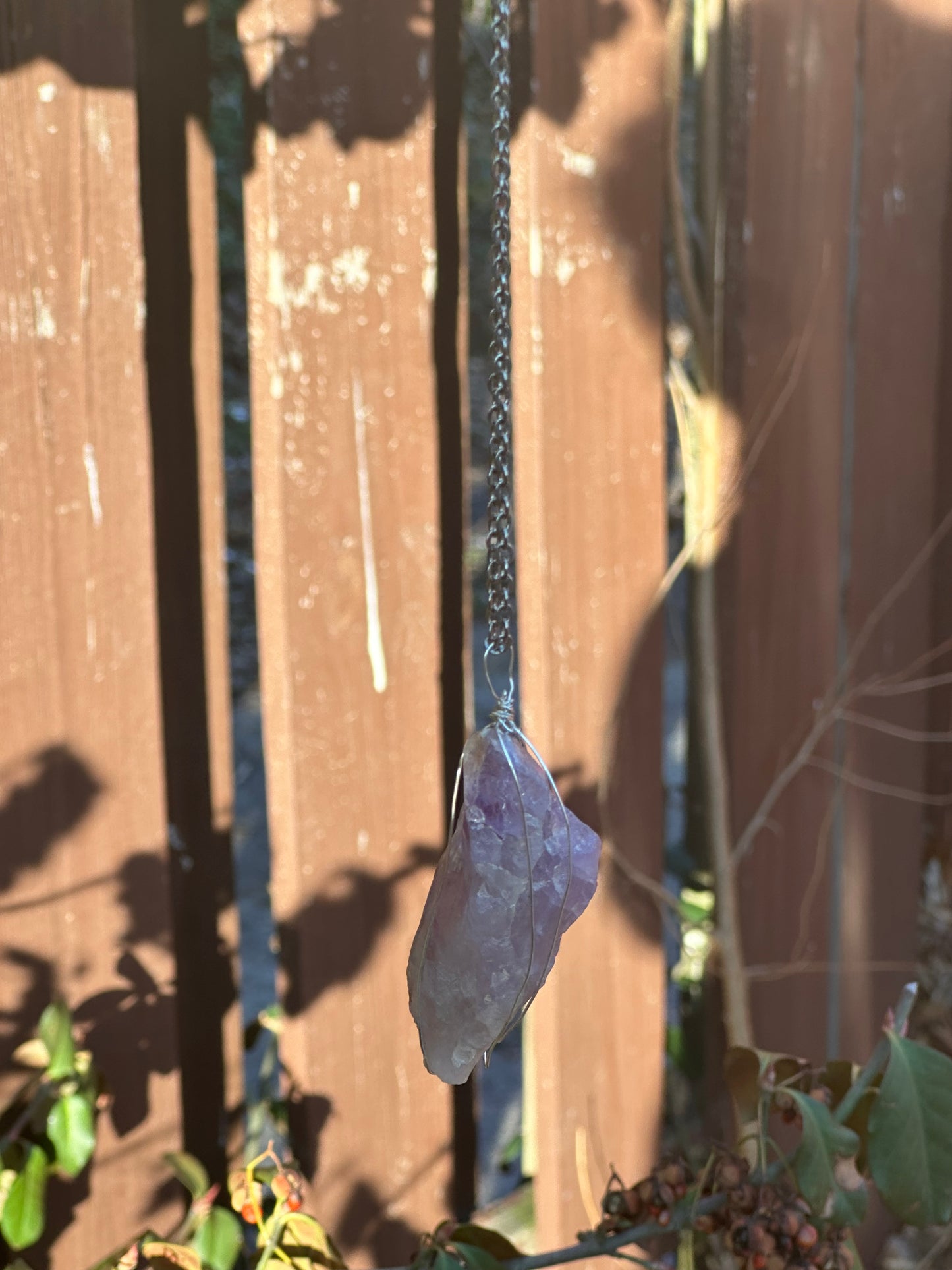 Amethyst Crystal Necklace