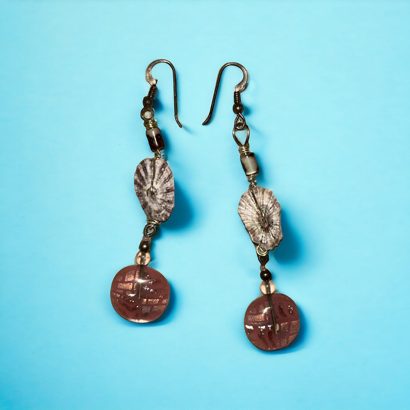 Pink Shell Earrings