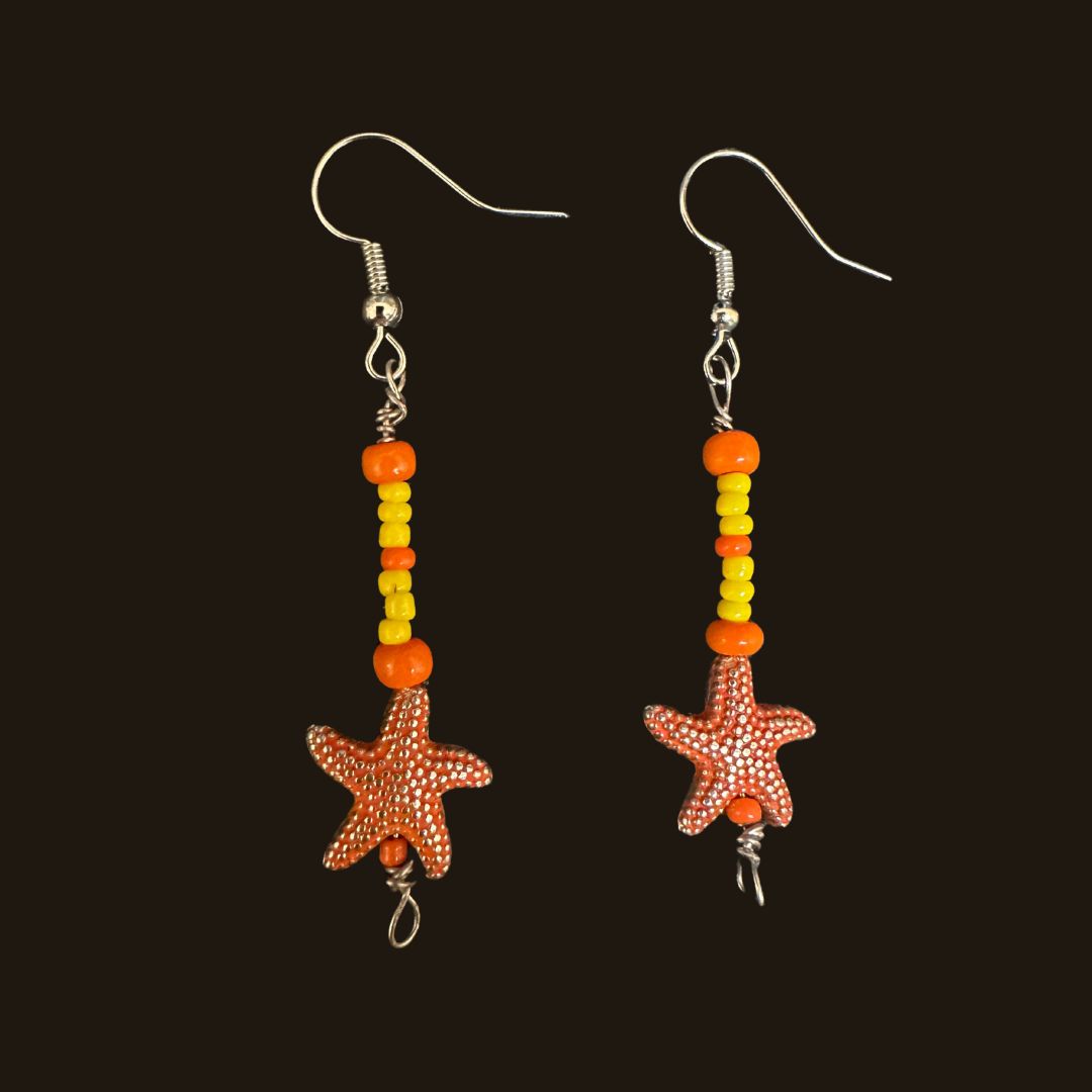 Beach's and Seashells: Orange Starfish
