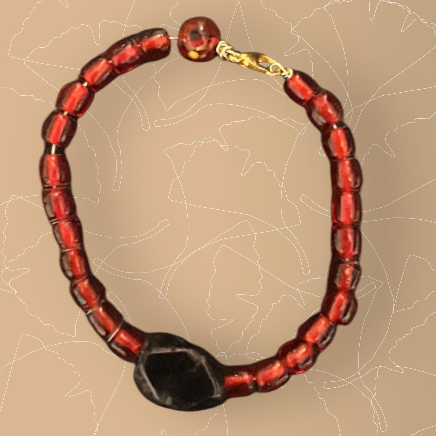 Red Lady Bug Bracelet 🐞