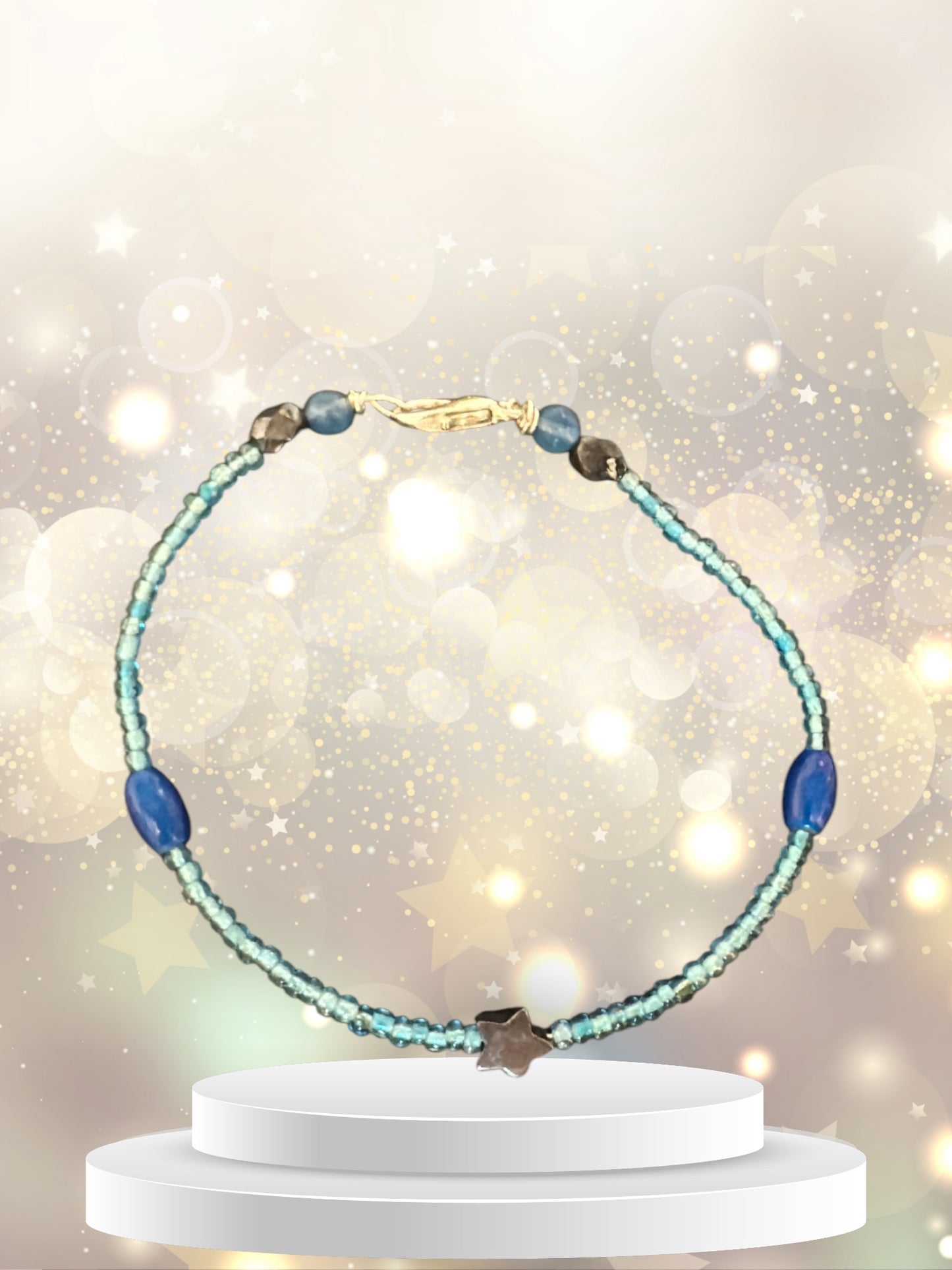 Icy Blue Star Bracelet