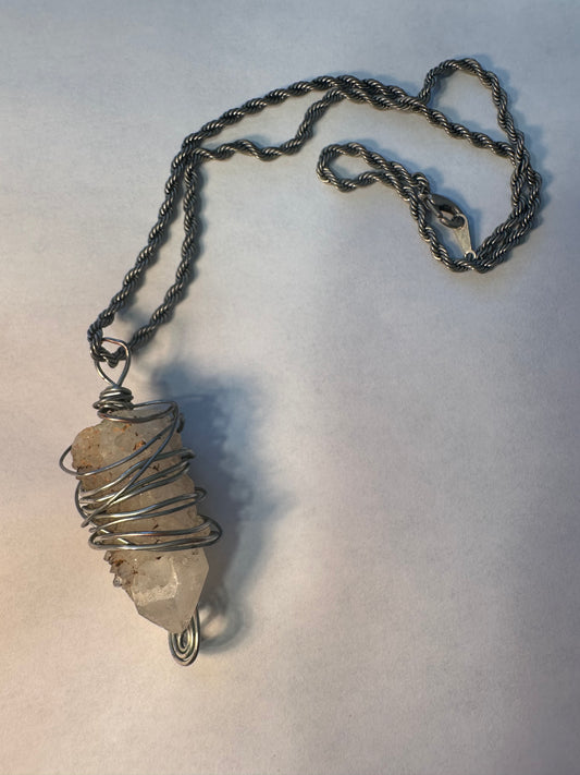 Quartz Crystal Necklace