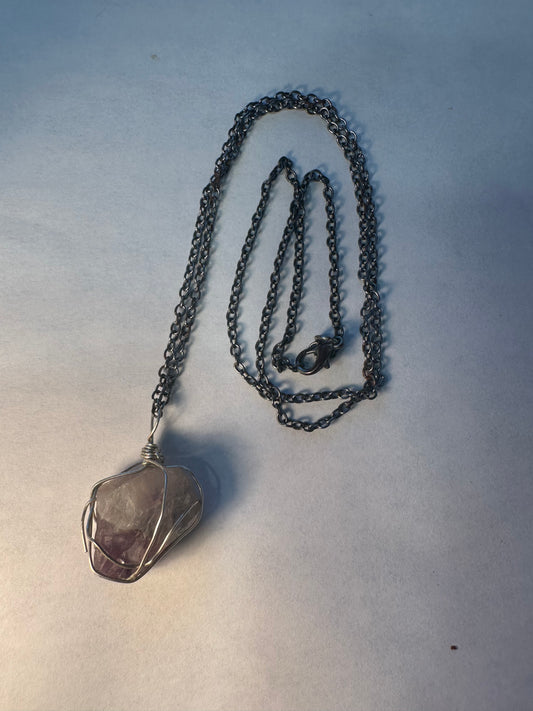 Amethyst Crystal Necklace