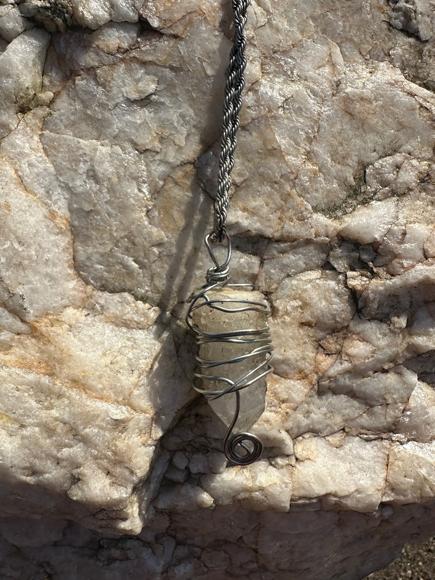 Quartz Crystal Necklace