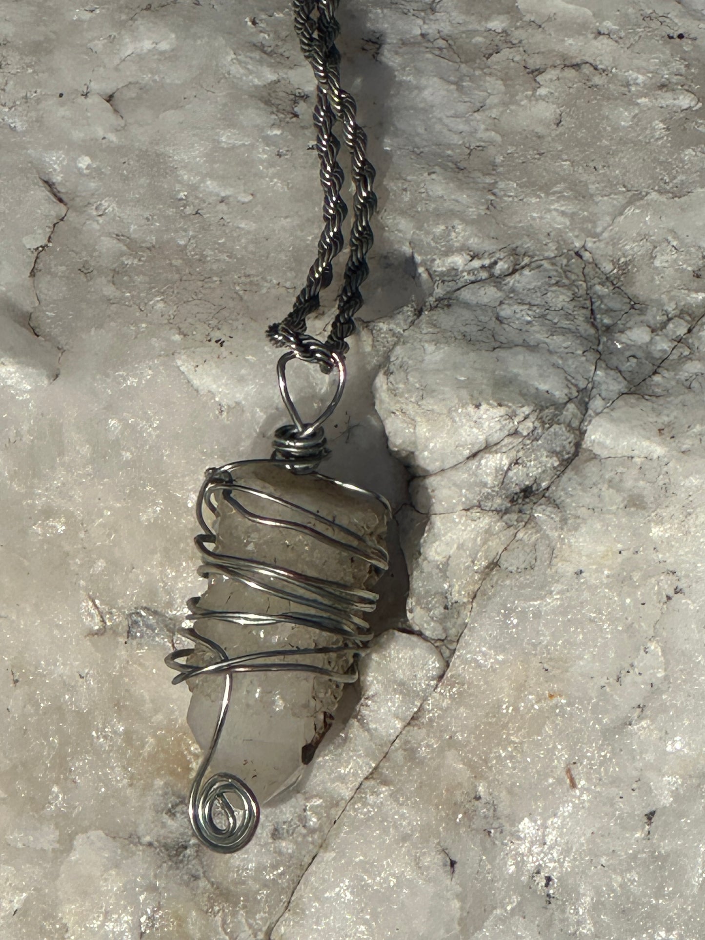Quartz Crystal Necklace