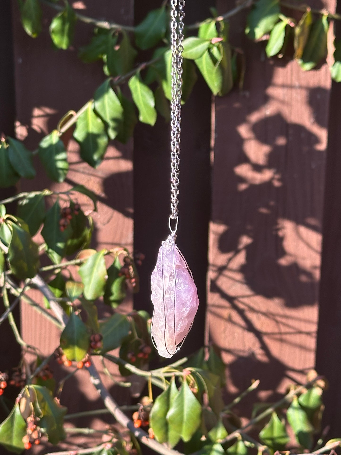 Amethyst Crystal Necklace