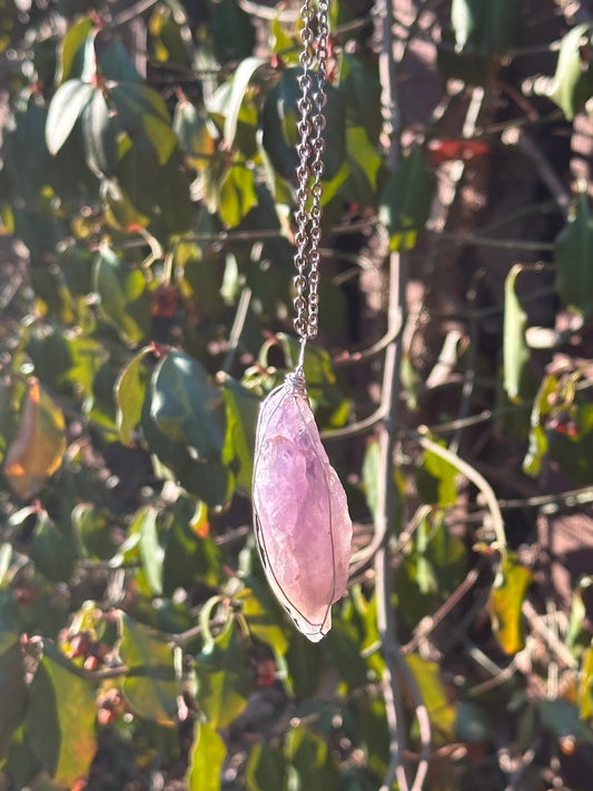 Amethyst Crystal Necklace