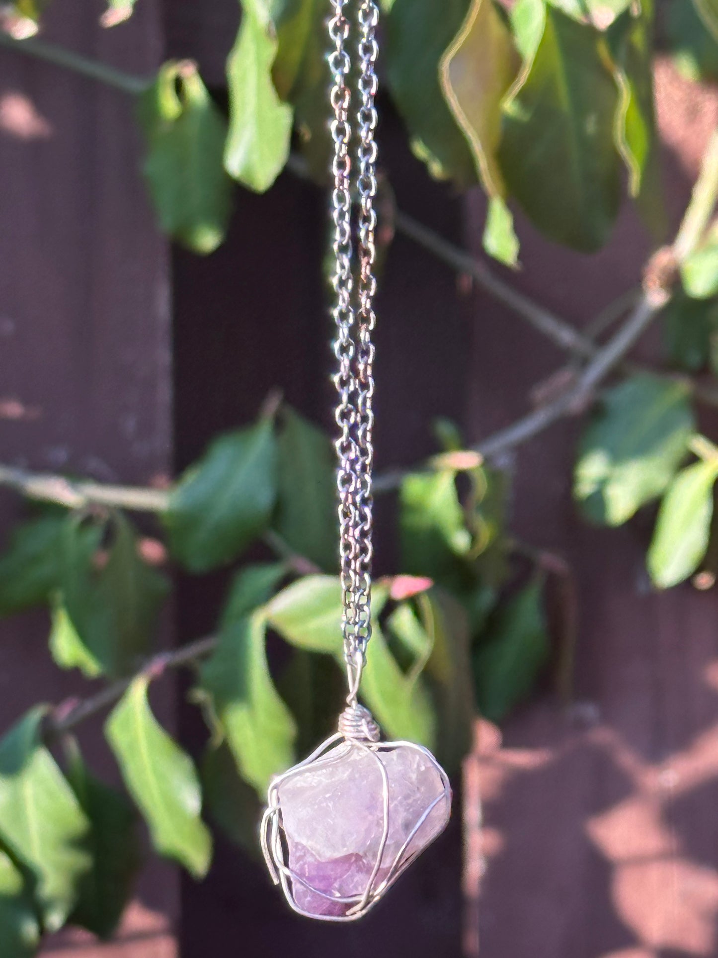 Amethyst Crystal Necklace