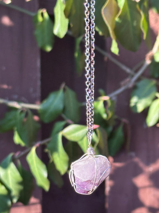 Amethyst Crystal Necklace