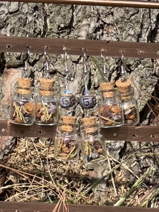 Spiritual Blend Jar Earrings