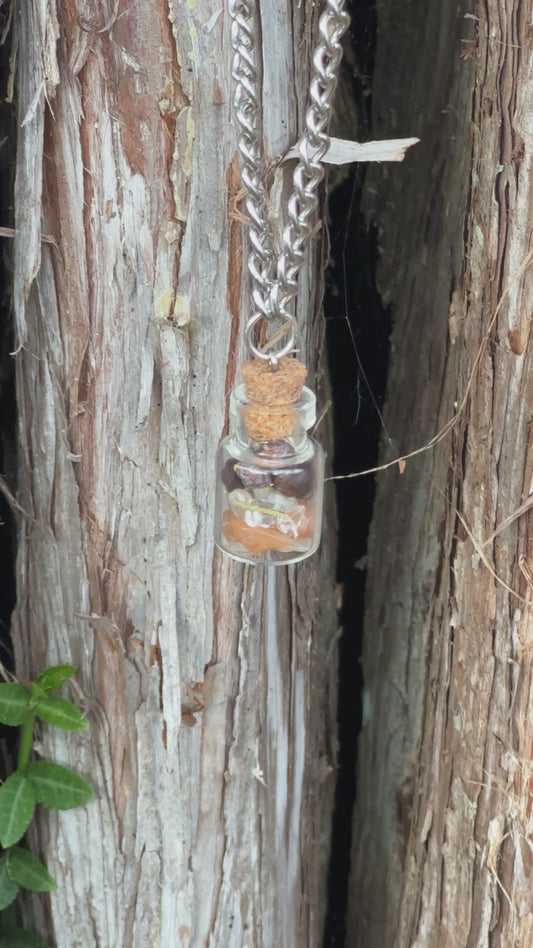 Spiritual Blend Jar Necklace