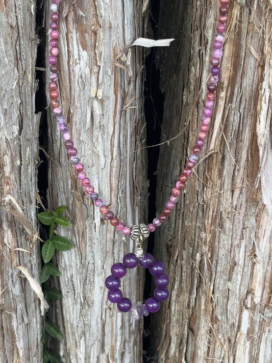 Purple Amethyst Necklace