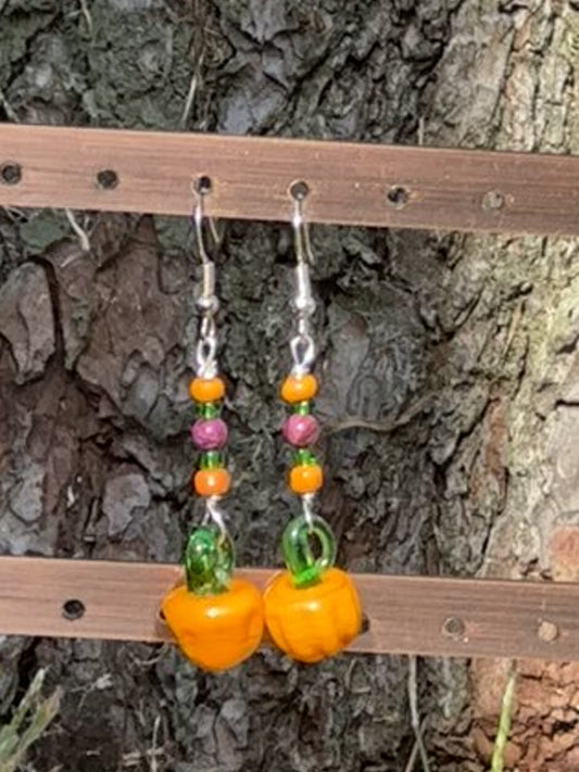 Pumpkins and Pie Earrings