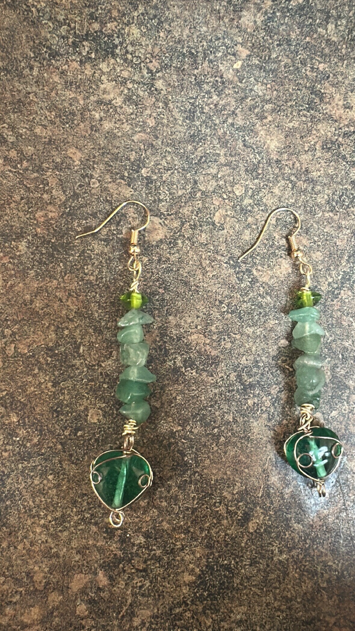 Light Green Aventurine Earrings